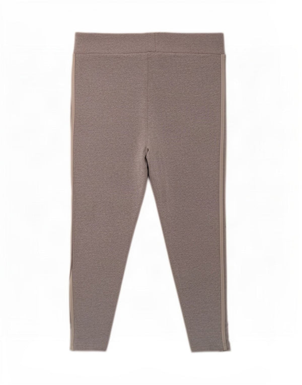 Legginsy damskie Adidas UK 20 2XL Szara bawełniana nakrapiana