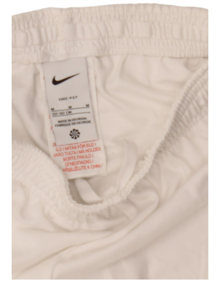 Chłopięce spodenki sportowe Nike 10-11 lat, średni biały poliester