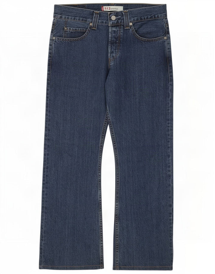 Męskie jeansy Levi's 512 Bootcut W30 L30 Niebieska bawełna