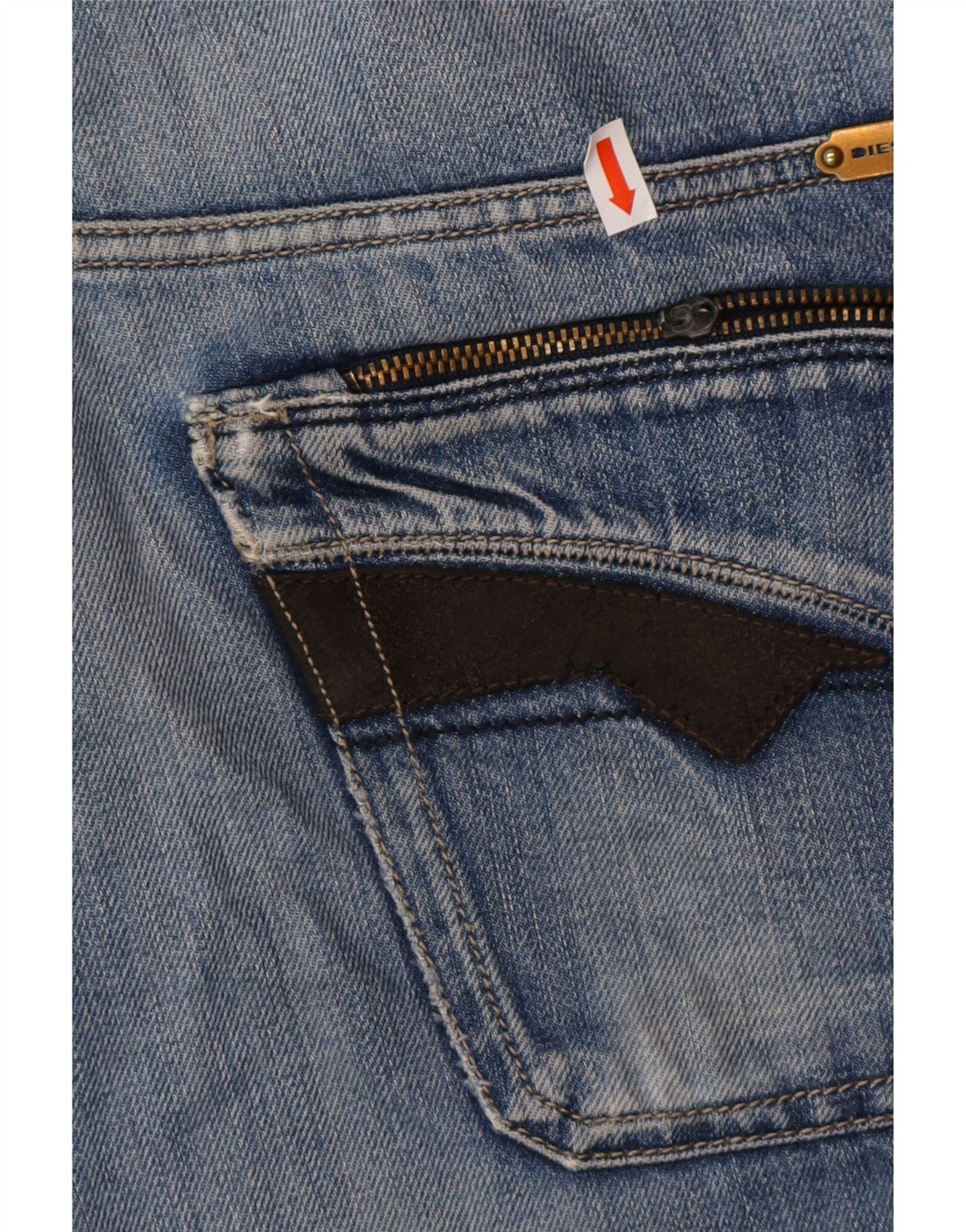DIESEL Męskie jeansy slim W32 L32 Niebieskie bawełniane