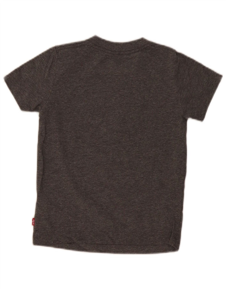 Chłopięcy T-shirt z grafiką Levi's Top 5-6 lat, szara bawełna