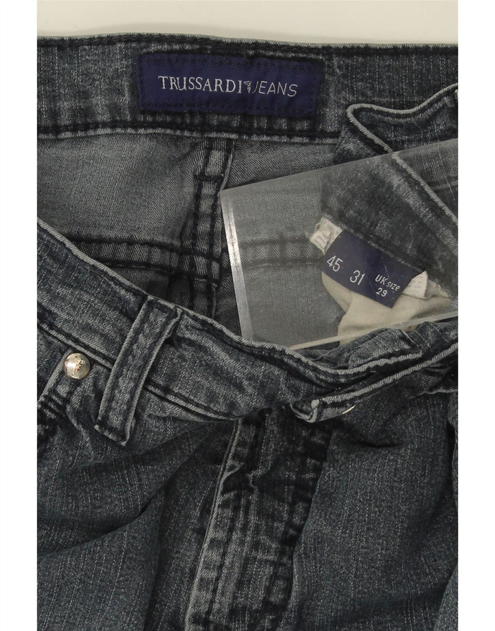 TRUSSARDI Womens Straight Jeans W29 L32 Navy Blue