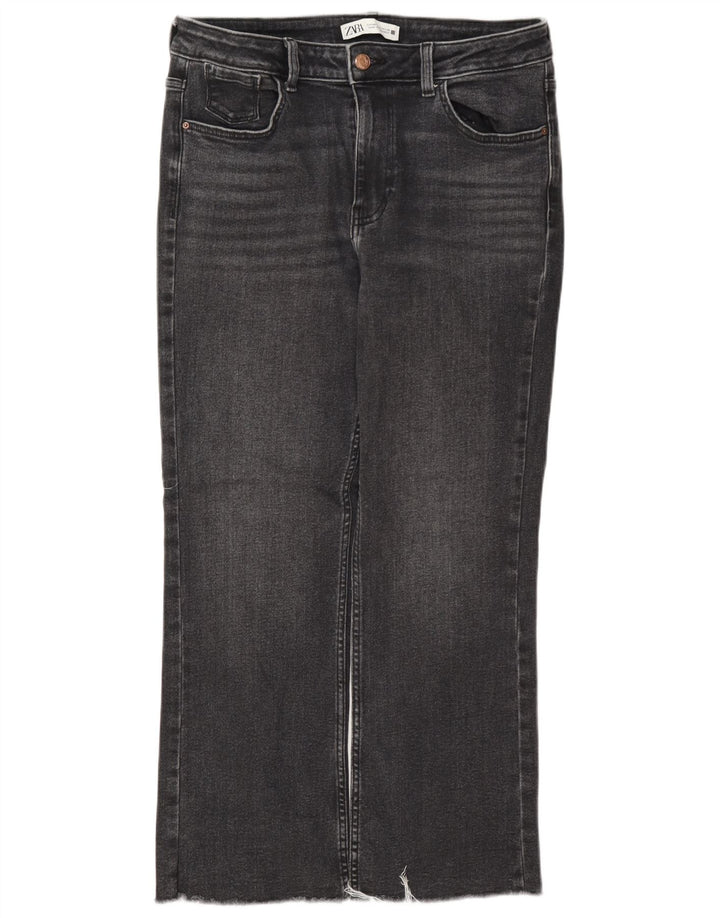 Damskie jeansy Zara Cropped EU 40 Medium W30 L26 Szare