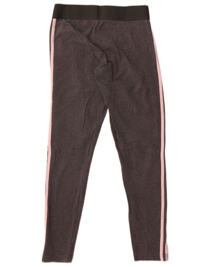 Damskie legginsy Adidas UK 12 Średnioszare, bawełniane