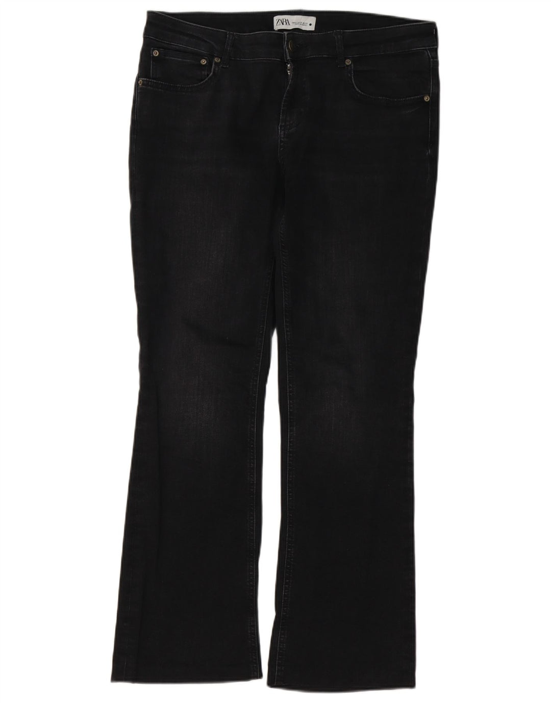 Damskie jeansy Bootcut Zara EU 42 Large W32 L29 Czarne