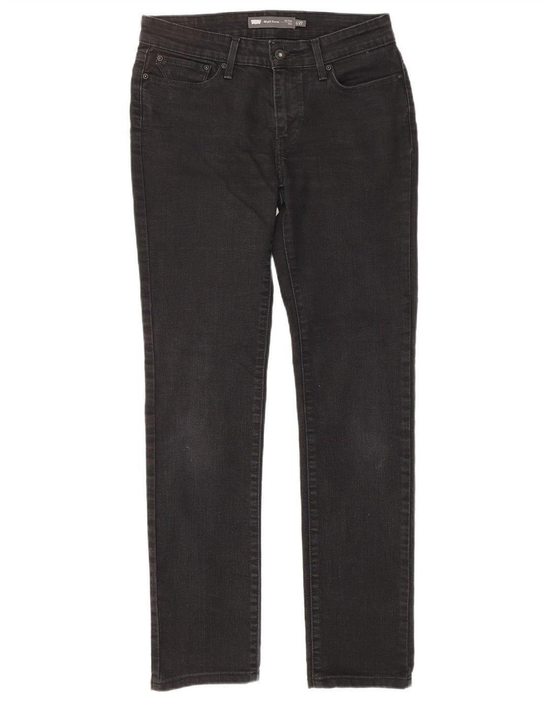 Damskie jeansy LEVI'S o lekkim zakrzywieniu i średnim stanie US 4 małe W27 L27 szare