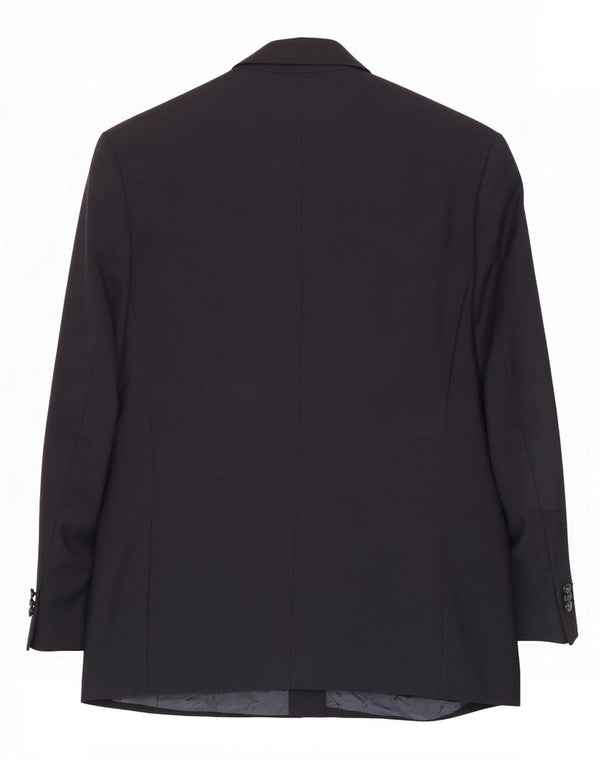 Roberto Capucci Mens Double Breasted Blazer Jacket IT 54 2XL Navy Blue
