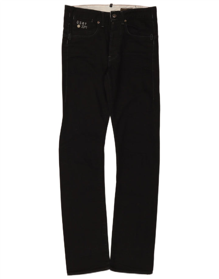 Męskie jeansy G-Star Structor Slim W29 L34 Czarne bawełniane