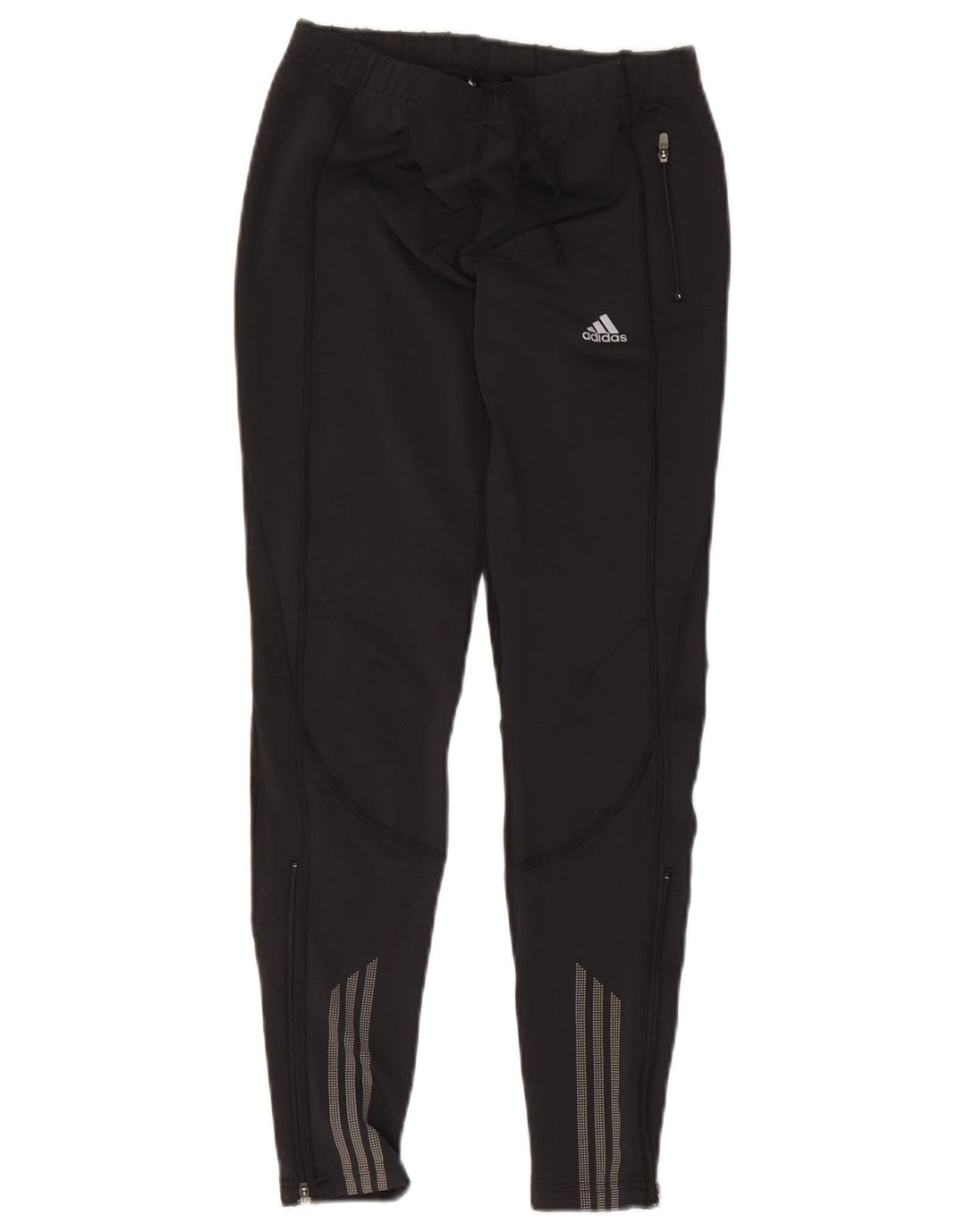Damskie spodnie dresowe Adidas Climacool UK 14, średni czarny poliester