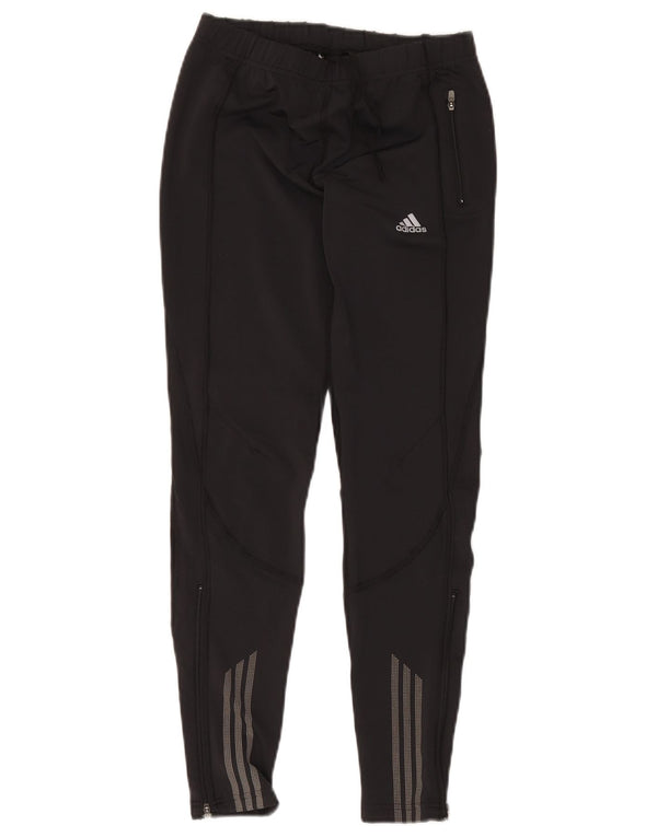 Damskie spodnie dresowe Adidas Climacool UK 14, średni czarny poliester