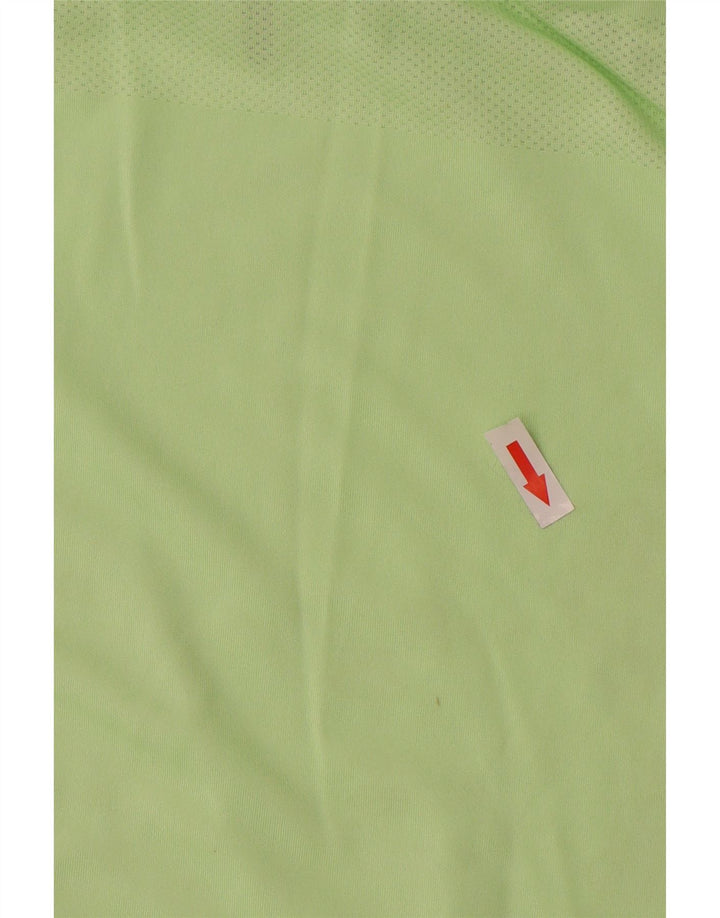 Adidas Męski T-shirt Top Średni Zielony Poliester