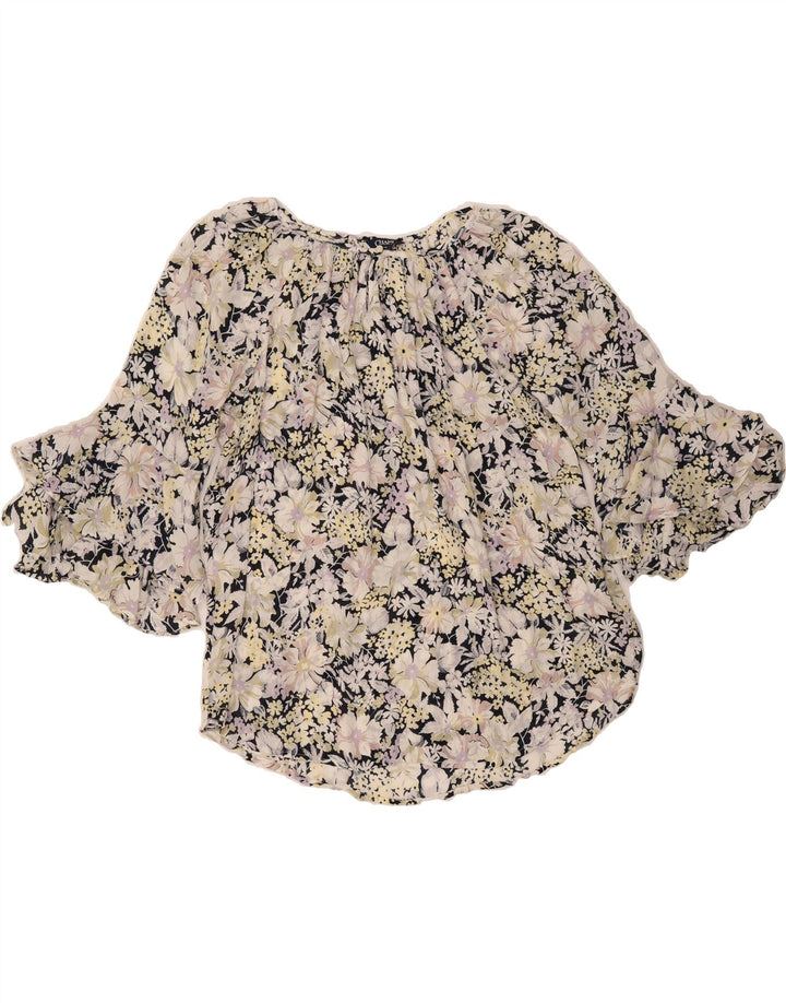 CHAPS Womens Blouse Top UK 16 Large Multicoloured Floral Polyester Vintage Chaps and Second-Hand Chaps from Messina Hembry 