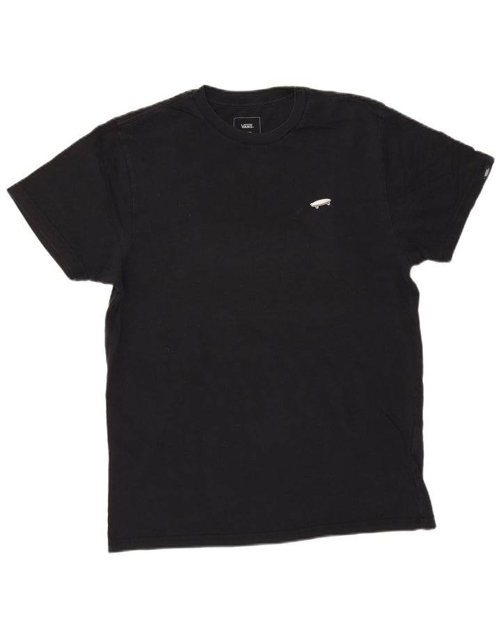 Męski T-shirt Vans o dopasowanym kroju, średni czarny, bawełniany