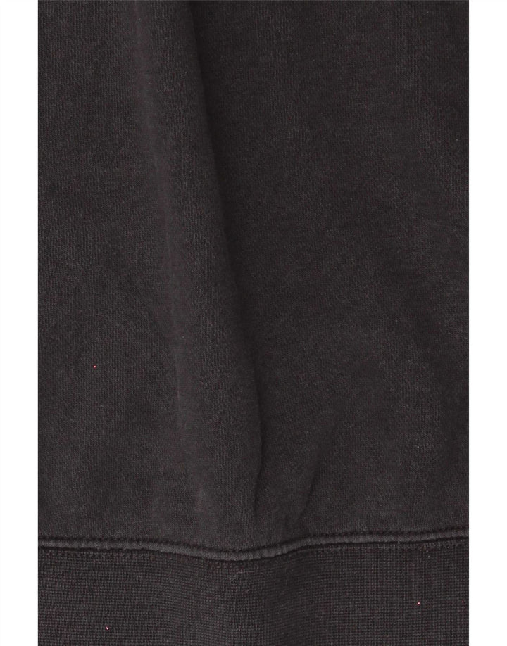 Damski sweter oversize z zamkiem 1/4 Nike, UK 10, mały, czarny, bawełniany