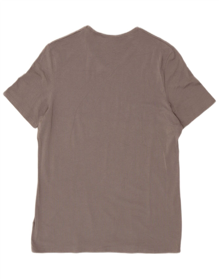 T-shirt męski FILA Top, średnioszary, bawełniany