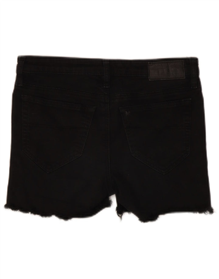 Damskie spodenki jeansowe Diesel Skinzee W28 Średnia czarna bawełna