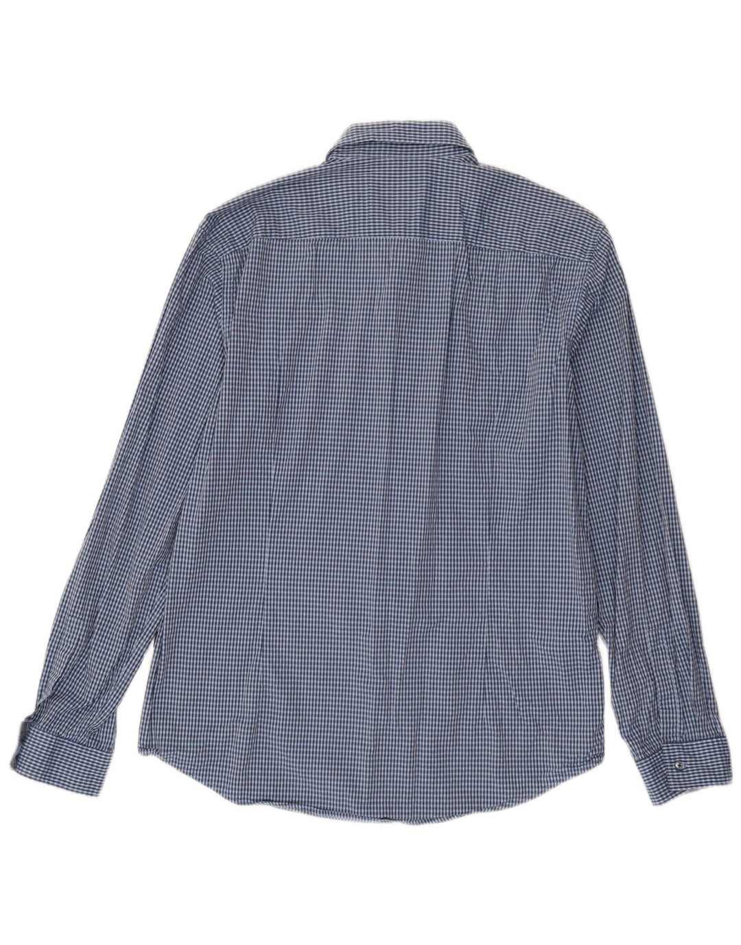 Koszula męska Hugo Boss Slim Fit, duża, niebieska, bawełniana w kratę