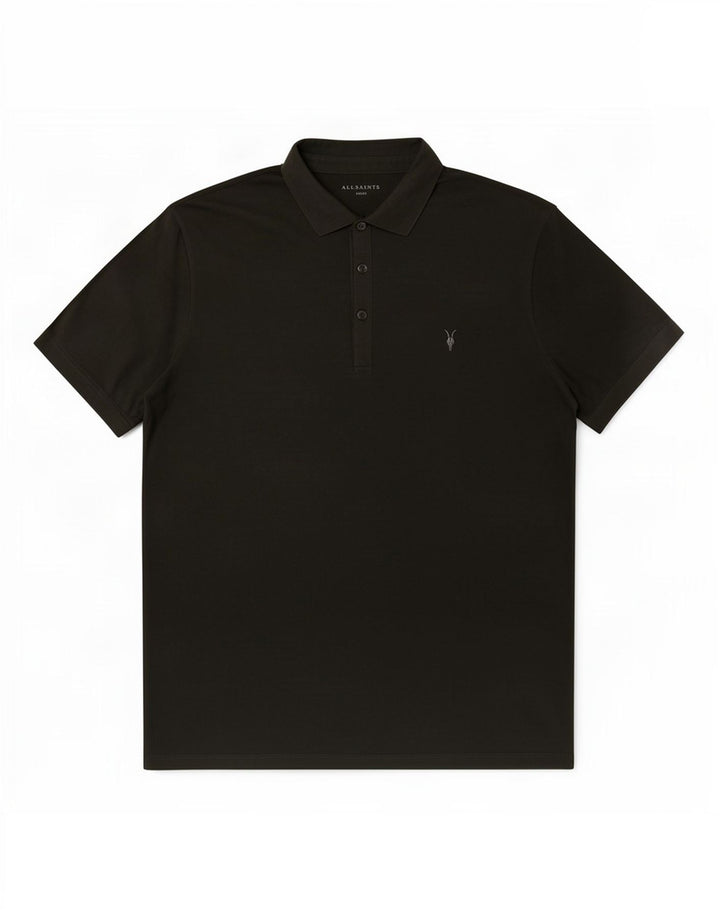 Męska koszulka polo All Saints, duża, bawełniana khaki