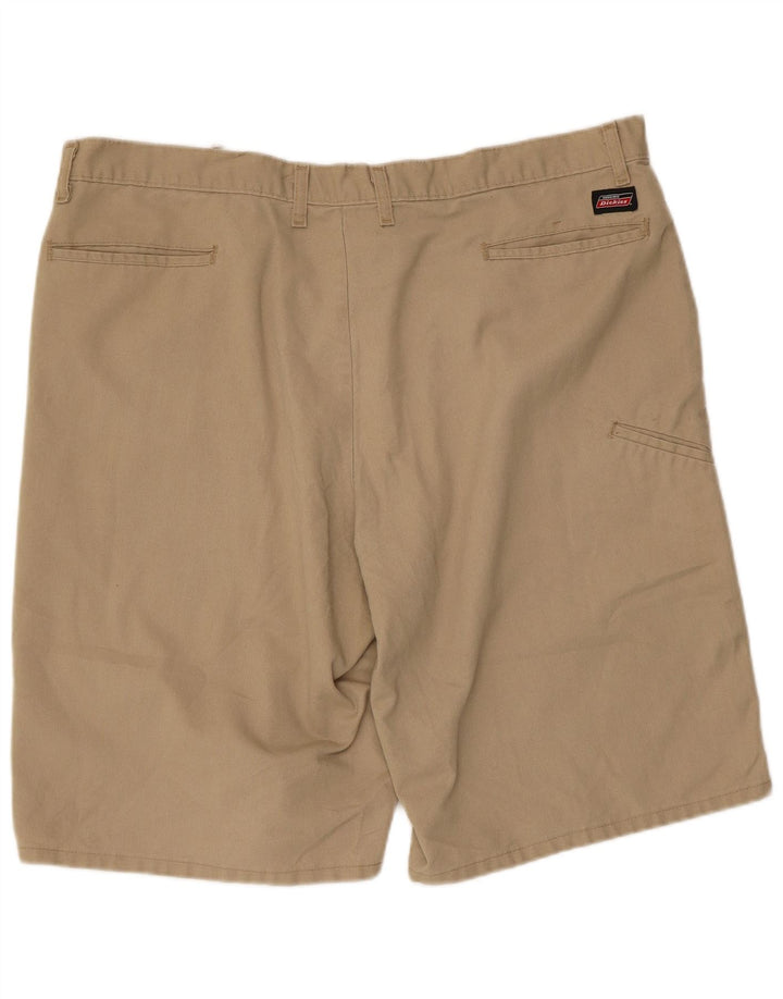 DICKIES Mens Cargo Shorts W41 XL Khaki Polyester