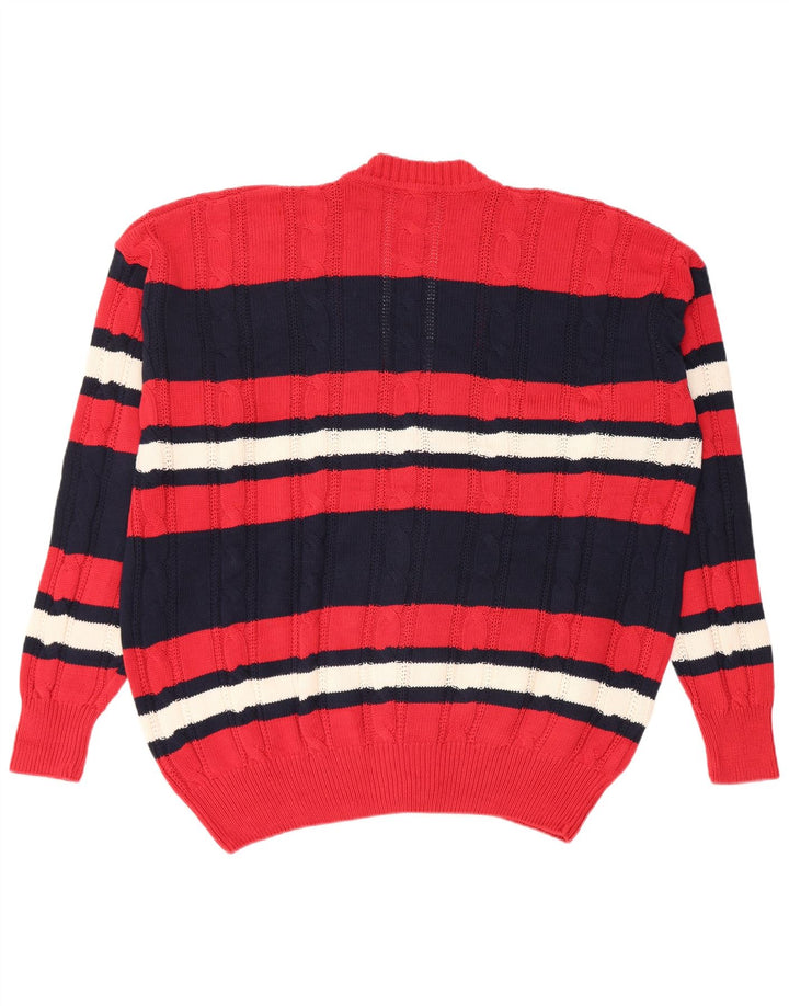 Sweter męski Trussardi IT 50, średni granatowy, blok kolorów