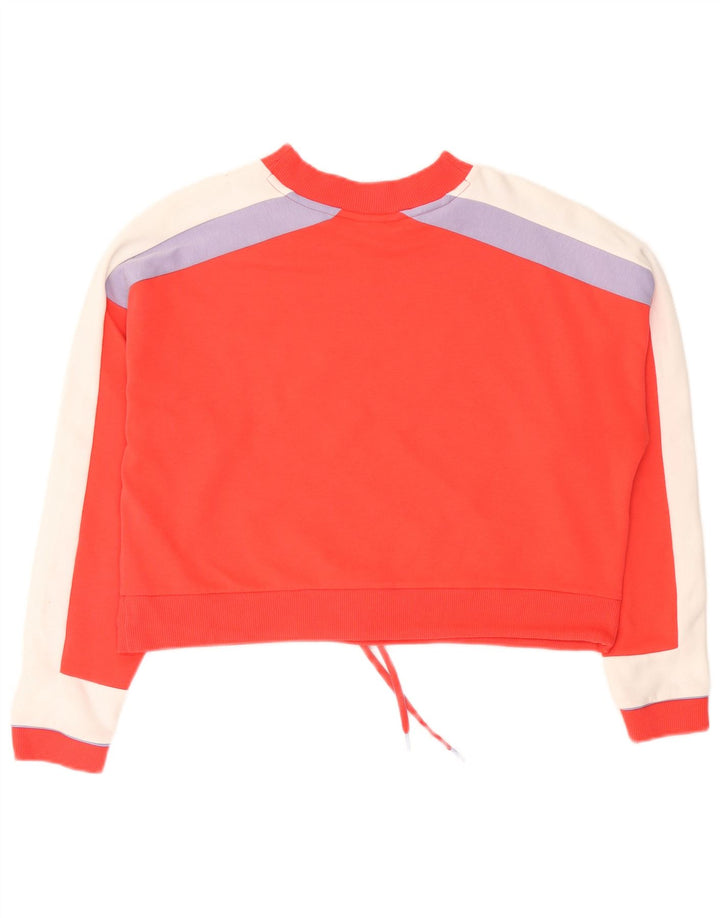 Damska bluza Puma Crop Graphic Jumper UK 14 w kolorze średniej czerwieni