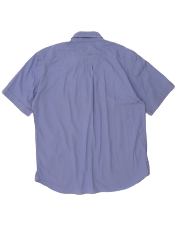 Koszula męska z krótkim rękawem Lotto, duża niebieska