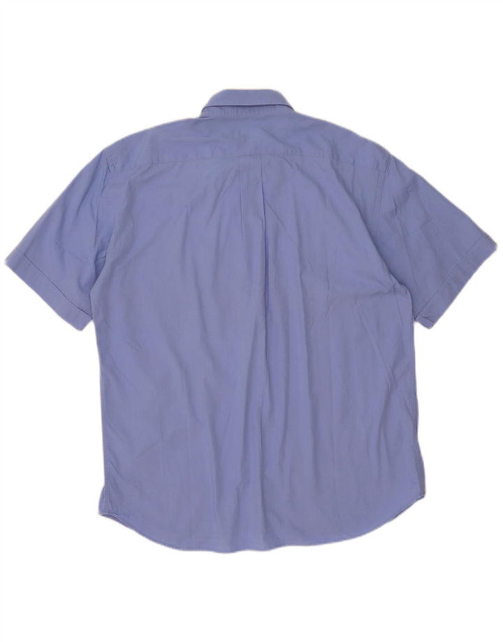 Koszula męska z krótkim rękawem Lotto, duża niebieska