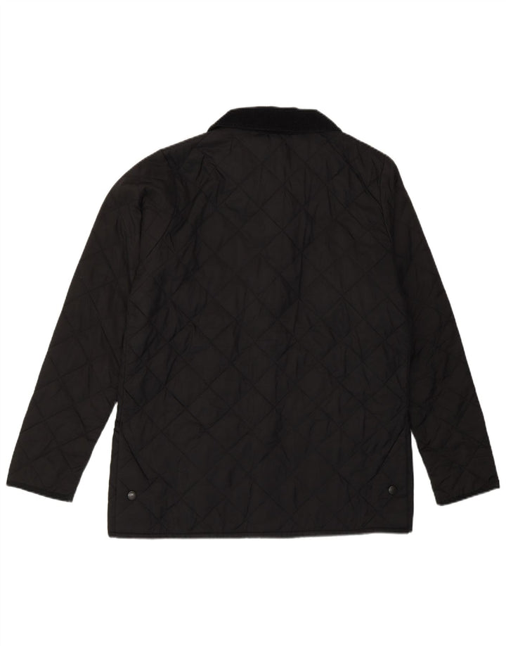 Pikowana kurtka chłopięca Barbour 12-13 lat XL, czarna, poliester