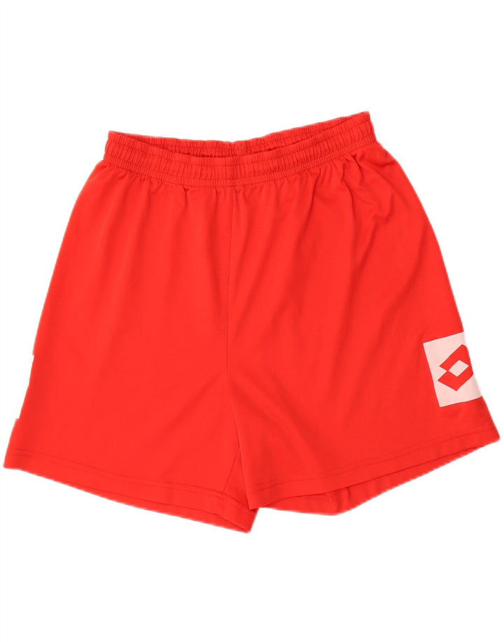 Męskie spodenki sportowe LOTTO UK 42/44 XL, czerwony poliester