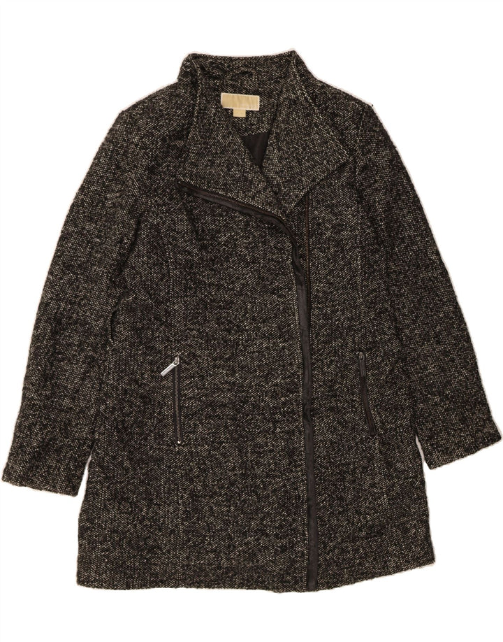 MICHAEL KORS Womens Overcoat UK 14 Medium  Black Wool Vintage Michael Kors and Second-Hand Michael Kors from Messina Hembry 
