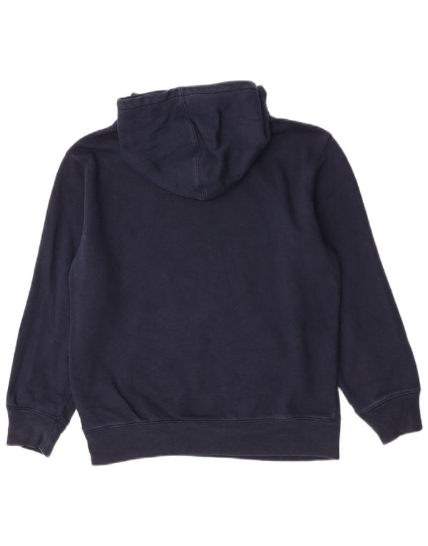 Chłopięcy sweter z kapturem Gap z grafiką, 13-14 lat, 2XL, granatowy, bawełniany