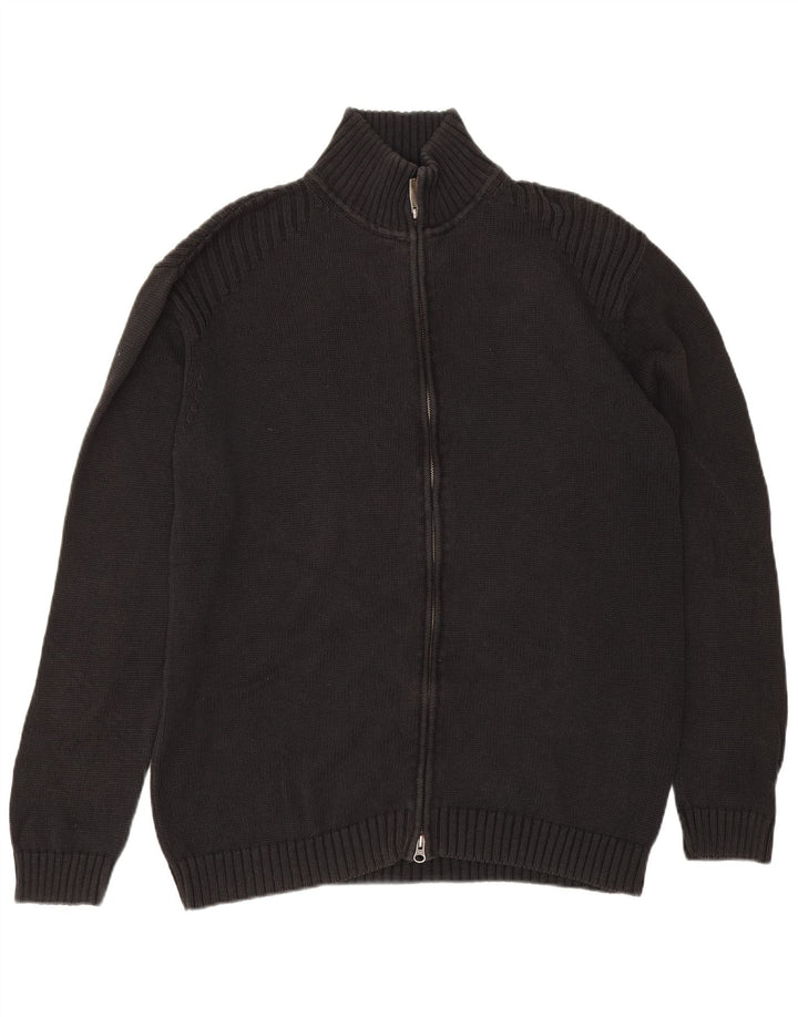 Męski sweter rozpinany Gant XL, czarny, lniany