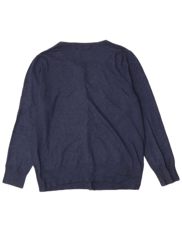 Sweter damski Marks & Spencer UK 16, duży, granatowy