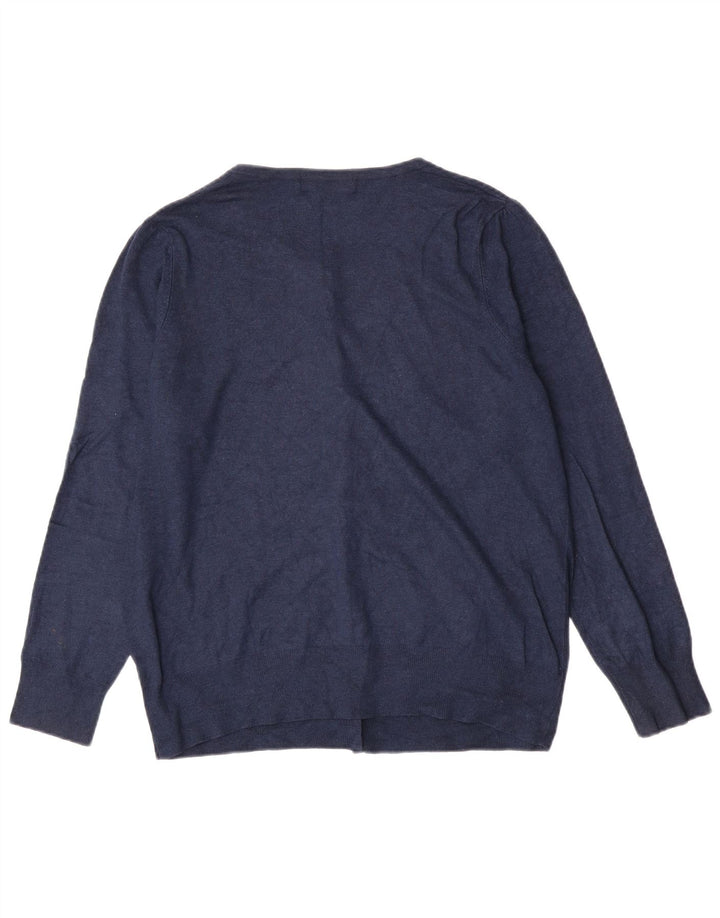 Sweter damski Marks & Spencer UK 16, duży, granatowy