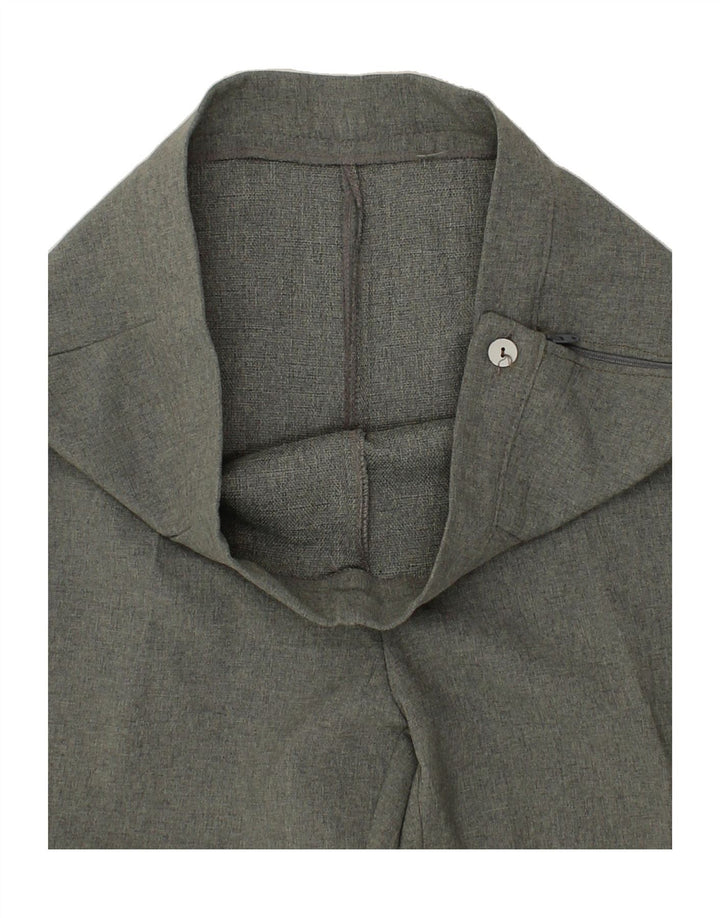 VINTAGE Womens Tapered Suit Trousers W30 L28 Grey Vintage Vintage and Second-Hand Vintage from Messina Hembry 