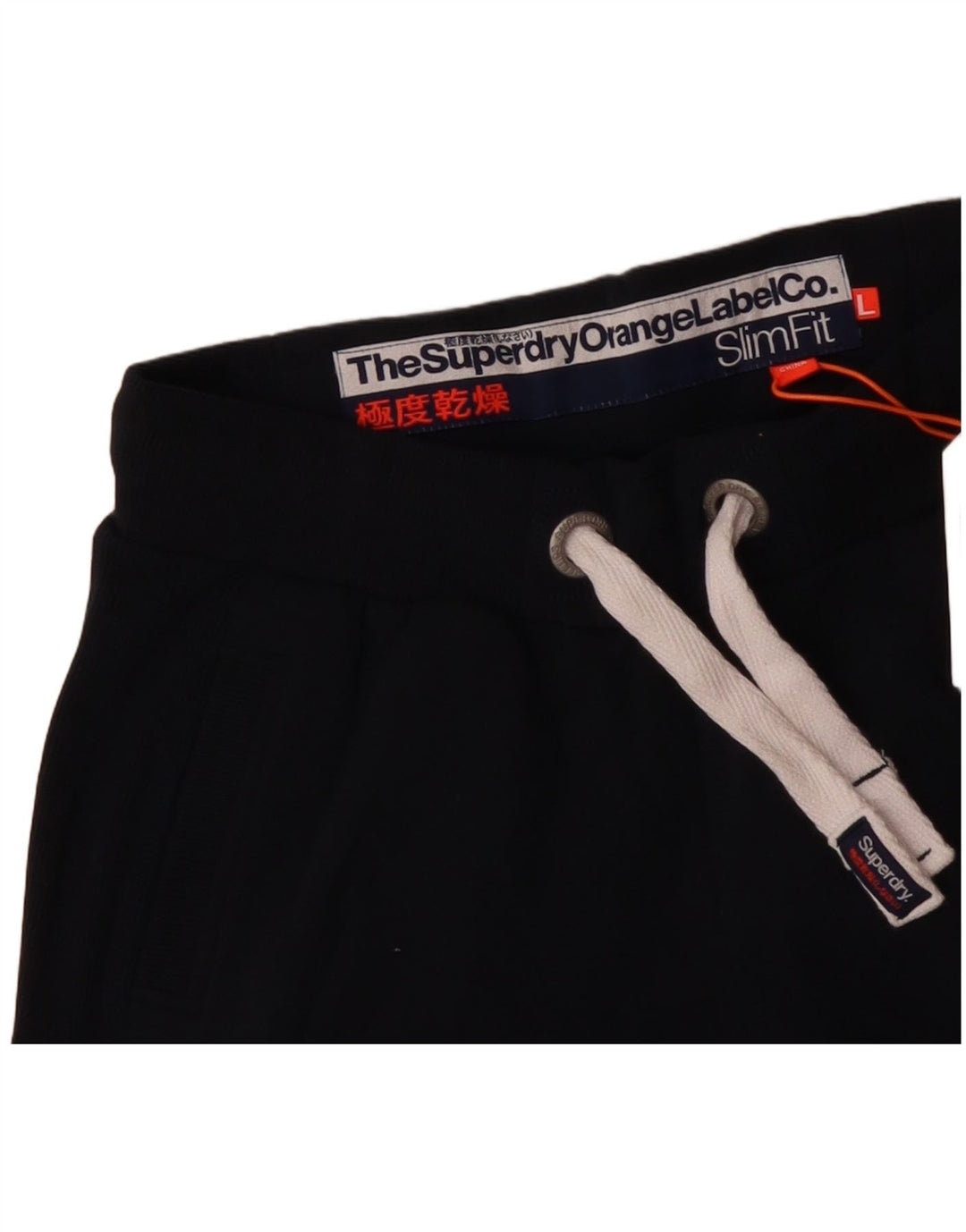 Damskie spodnie dresowe Superdry Joggers UK 14, duże, granatowe, bawełniane