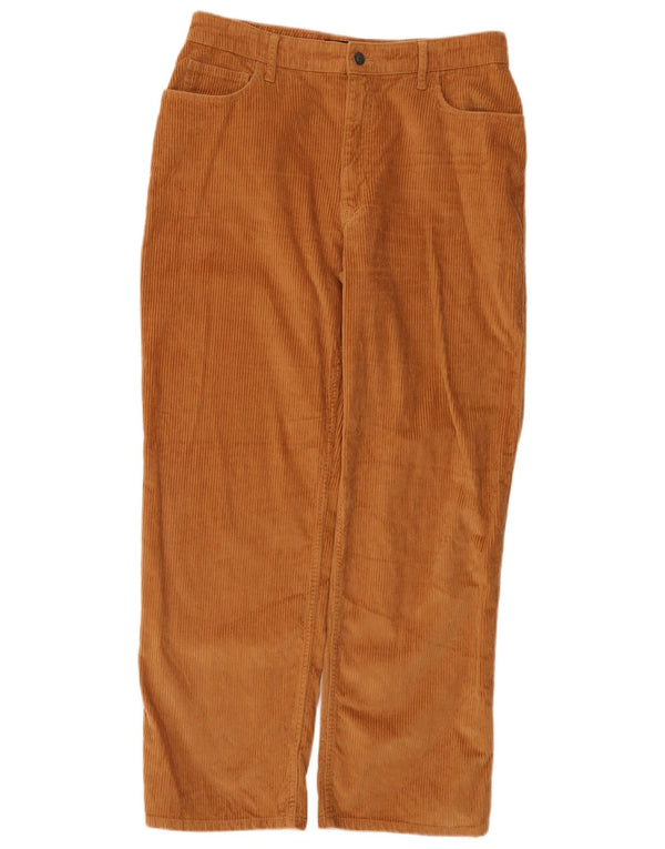 Damskie sztruksowe spodnie Hollister Dad z wysokim stanem US 11 Large W30 L29 brązowe