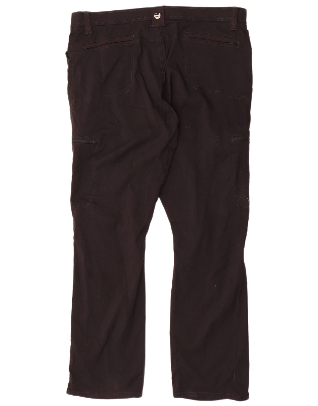 Damskie spodnie cargo WRANGLER W42 L30 z czarnego nylonu