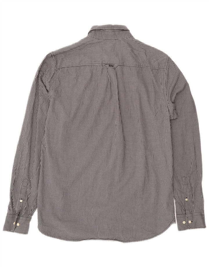 Koszula męska Superdry, średnia czarna bawełniana kratka