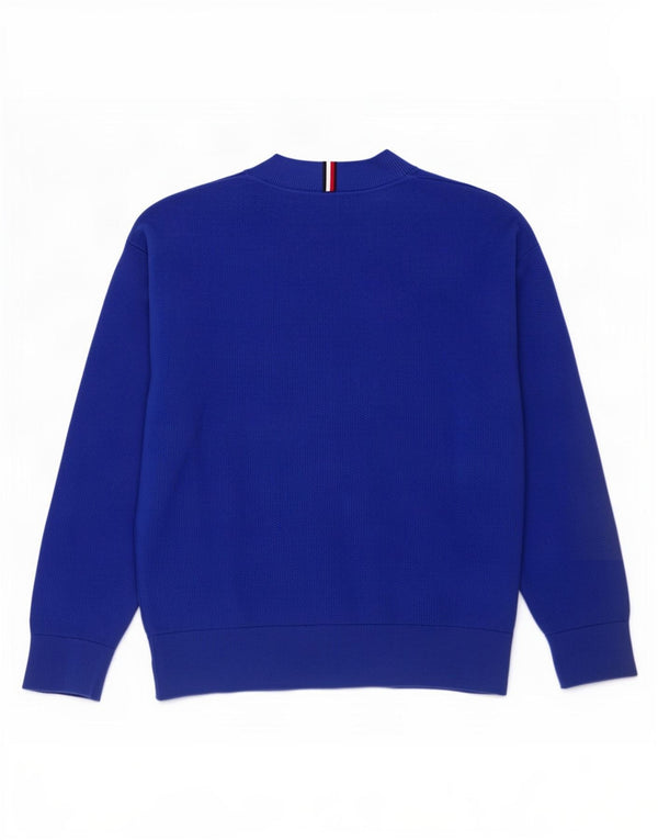 Tommy Hilfiger Chłopięca bluza z grafiką, 11-12 lat, niebieska bawełna