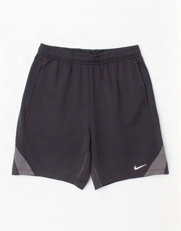 Chłopięce spodenki sportowe Nike Dri Fit 13-14 lat XL, czarne, z blokami kolorów