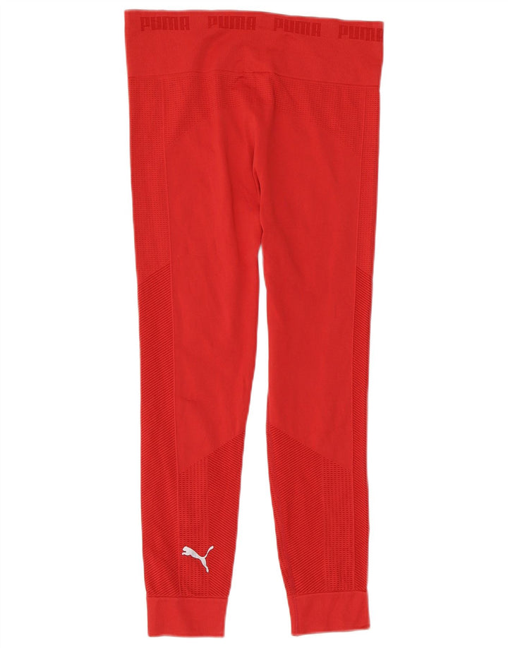 Damskie legginsy Puma Graphic Capri UK 14 Średni czerwony nylon