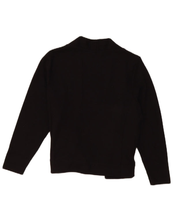 Marks & Spencer Damski sweter rozpinany Petite Open Cardigan UK 18 XL, czarna wiskoza