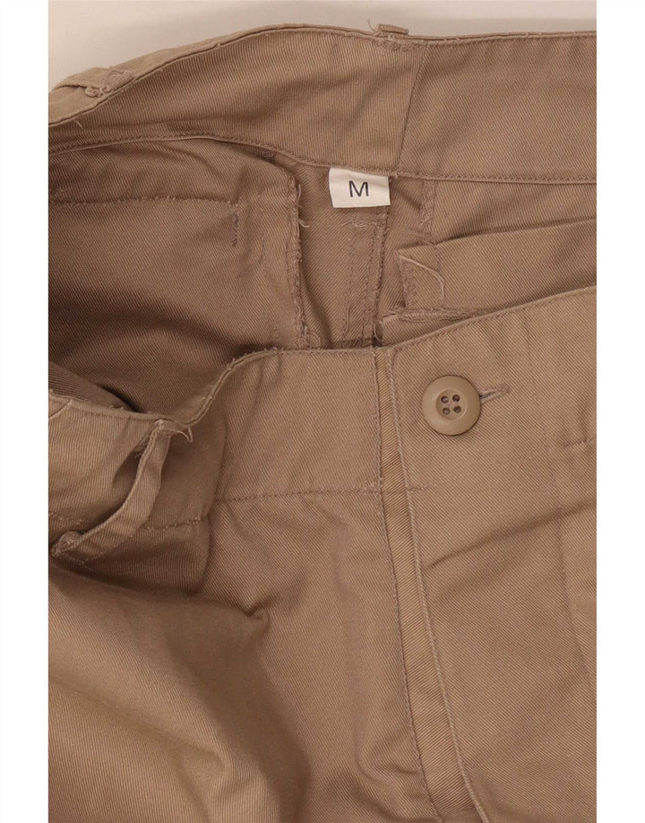 Męskie spodnie cargo w stylu vintage, średnie W34 L31, beżowe