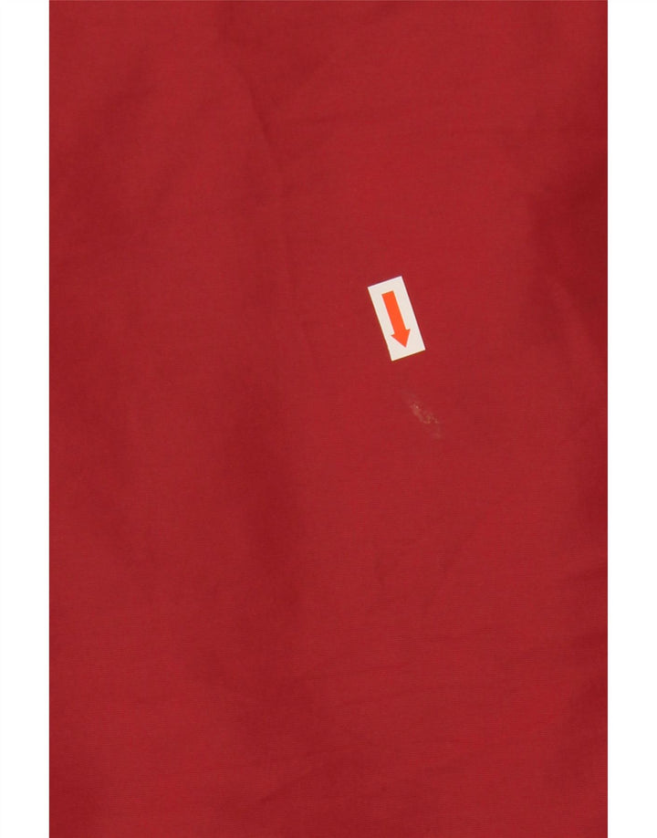 Męska kurtka wiatrówka z kapturem JACK & JONES UK 38 w kolorze średniej czerwieni