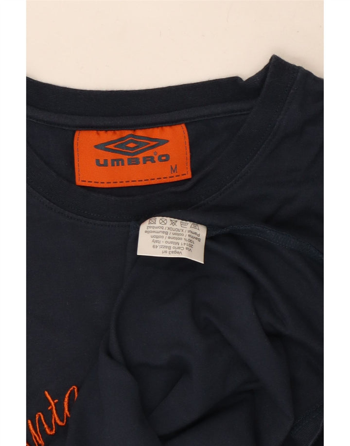 Męska koszulka z grafiką Umbro, średnia, granatowa bawełna