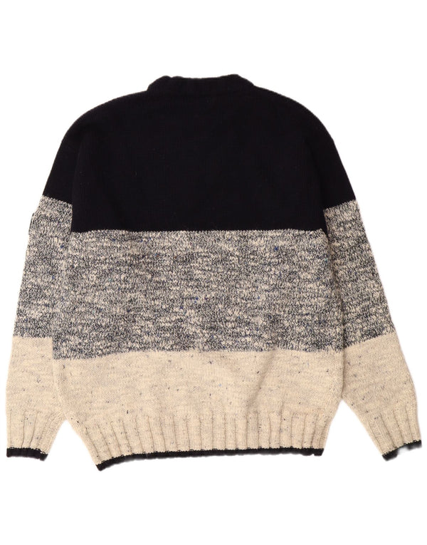 Męski sweter z okrągłym dekoltem Ocean Star IT 50, średni, wielokolorowy