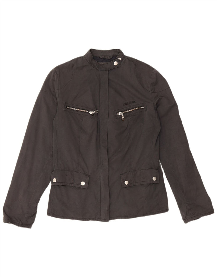 Damska kurtka wyścigowa Brema UK 8, mała, czarna, z poliestru