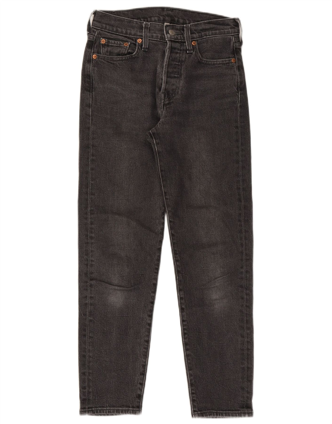 Damskie zwężane dżinsy Levi's W26 L26 Czarna bawełna