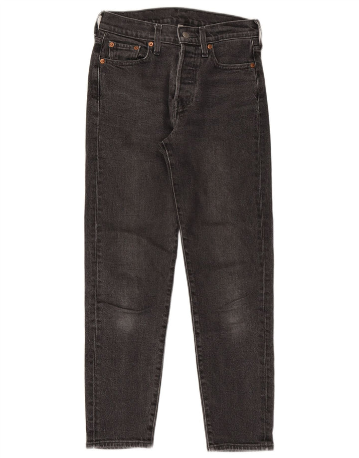 Damskie zwężane dżinsy Levi's W26 L26 Czarna bawełna